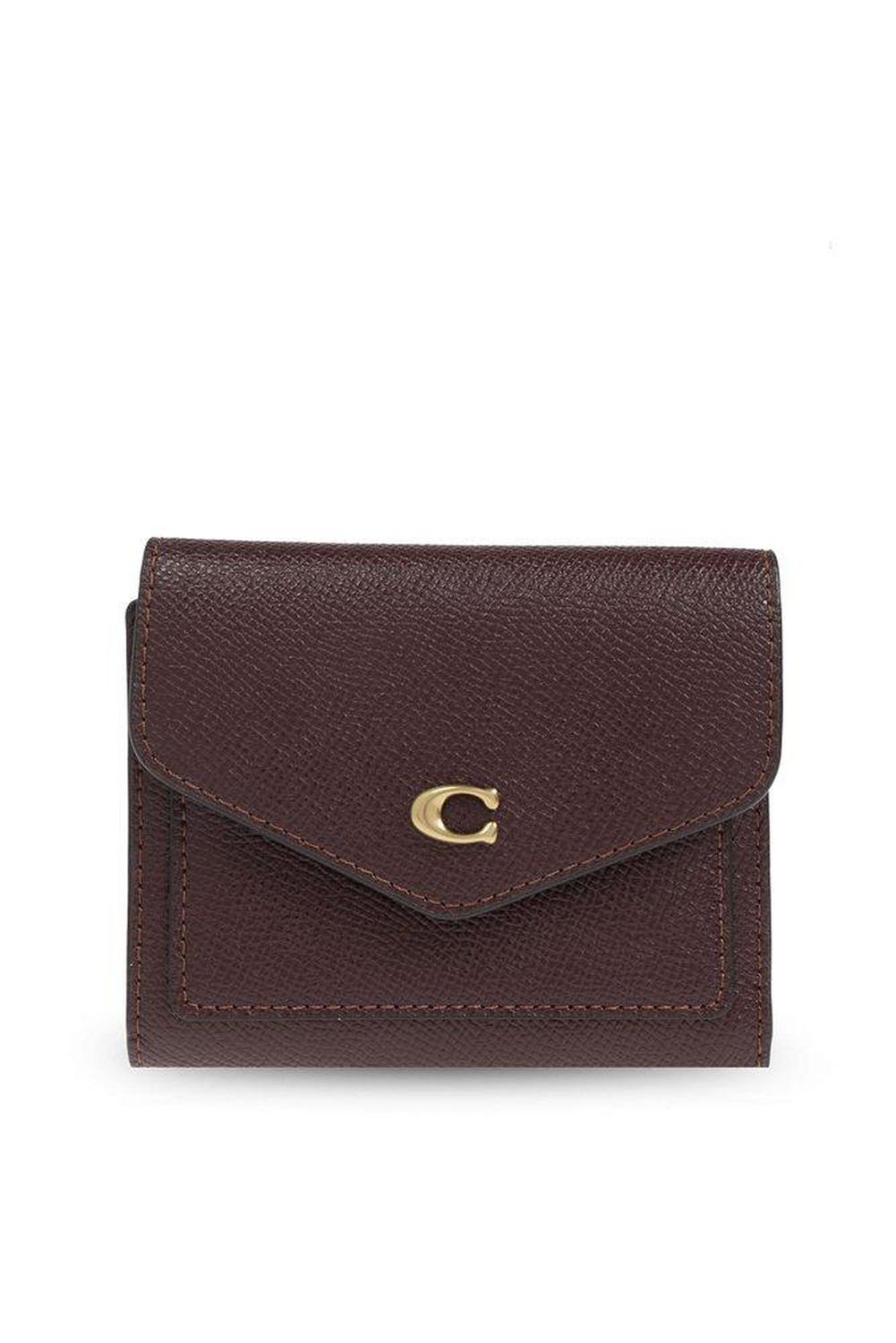 Coach Wyn Logo Plaque Wallet