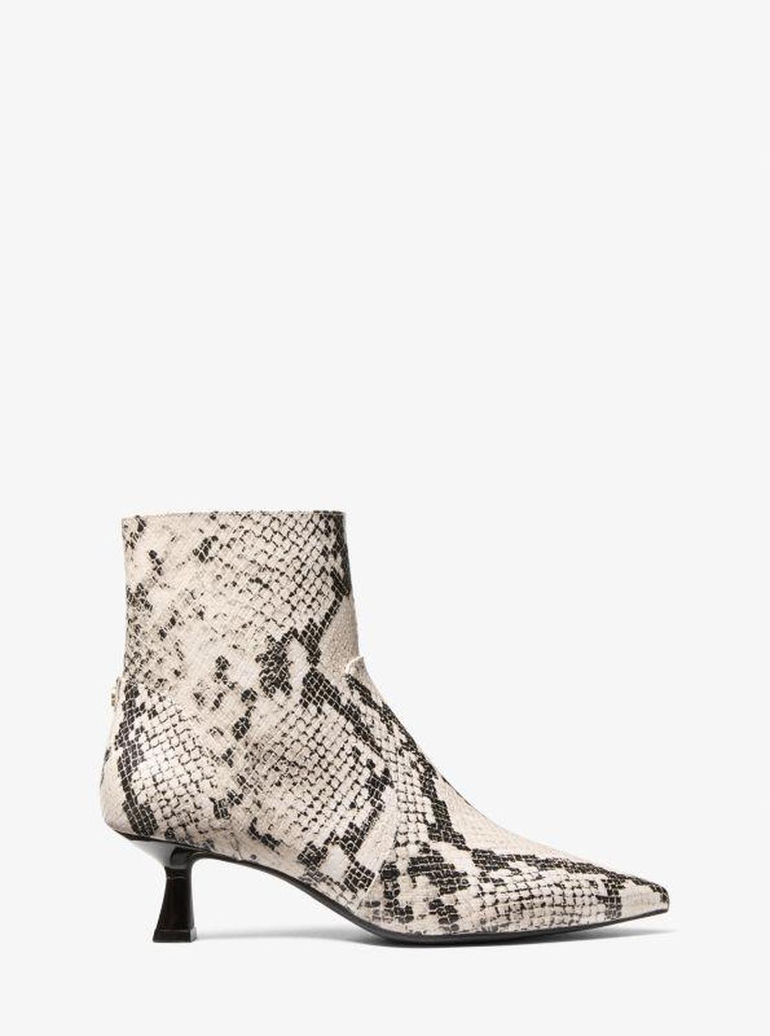 Amali Snake Embossed Boot