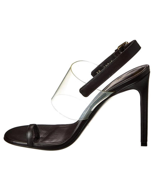 Catherine Leather & Vinyl Sandal