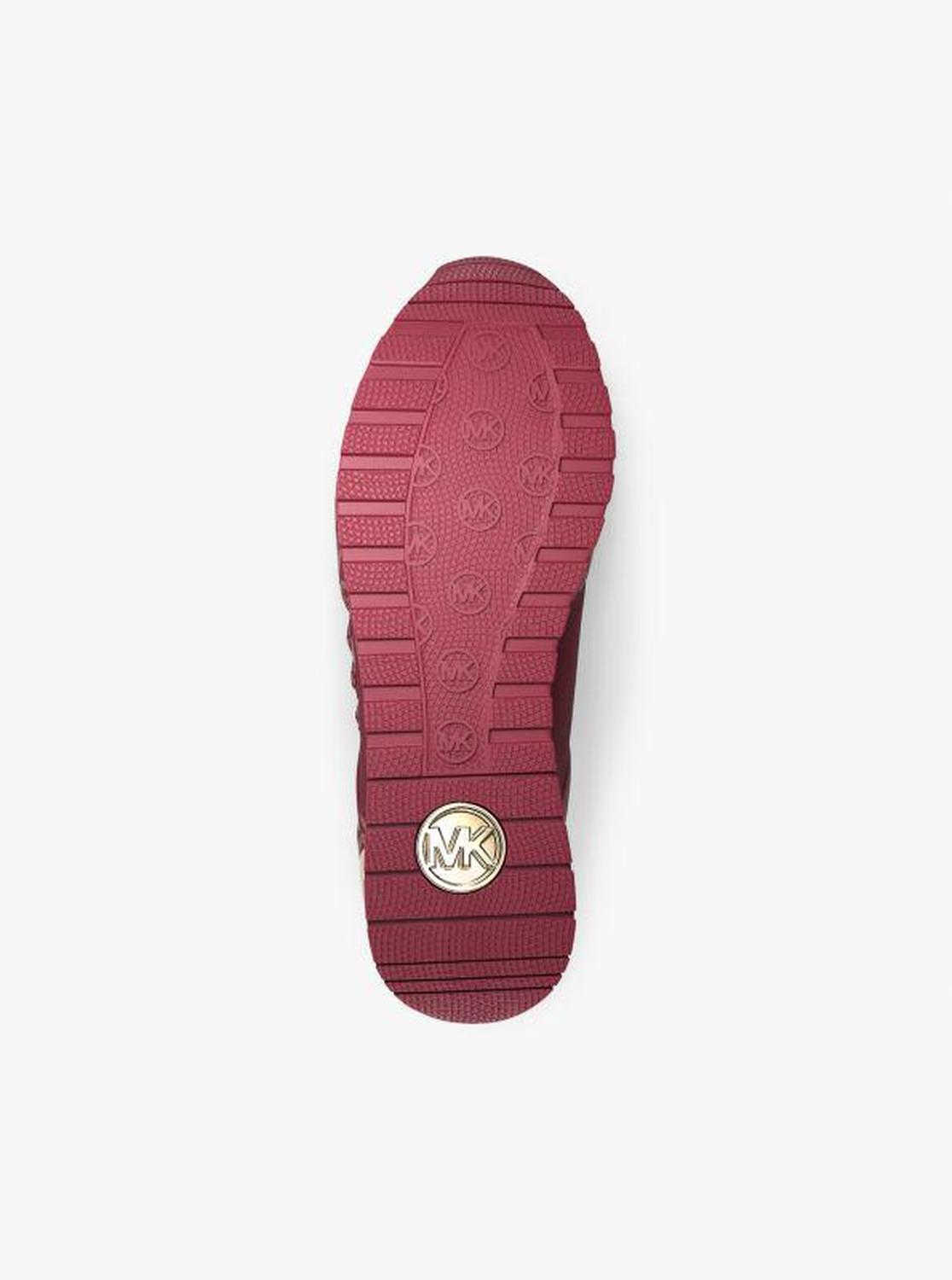 Maddy Metallic Signature Logo Trainer