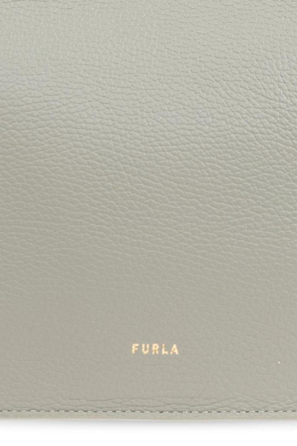 Furla Nuvola Logo Printed Mini Bucket Bag