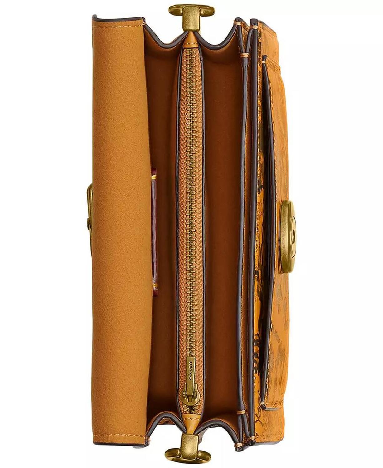 Tabby Small Graffiti Print Leather Shoulder Bag 20