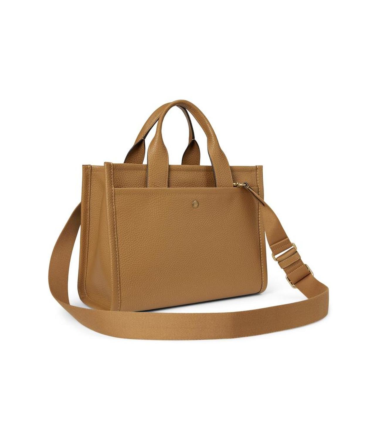 Bubble Leather Cargo Tote