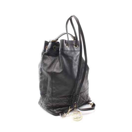 Matelasse Backpack Rucksack Caviar Skin Gold Hardware