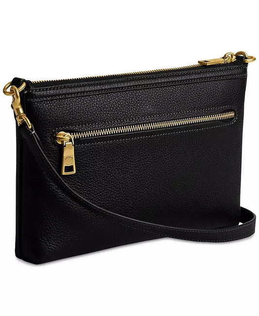 Refined Pebble Leather Legacy Zip Top Smal Crossbody