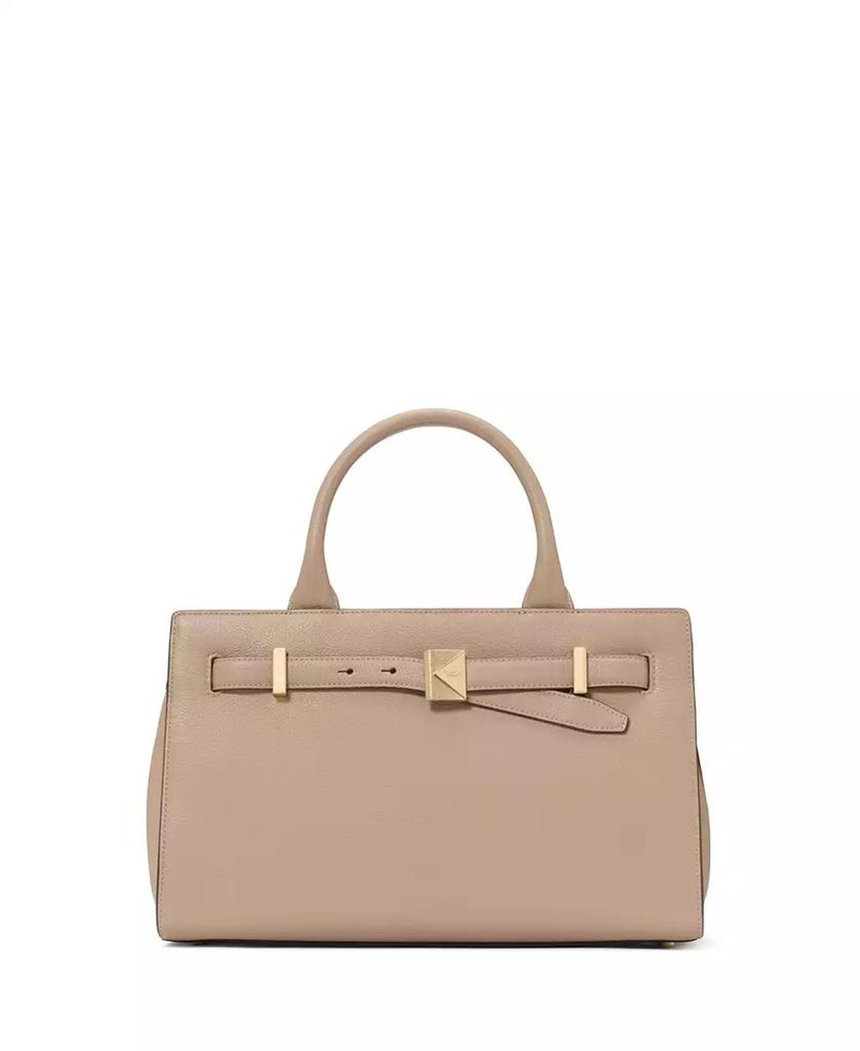 Women's Deco Pebbled Medium Satchel Bag