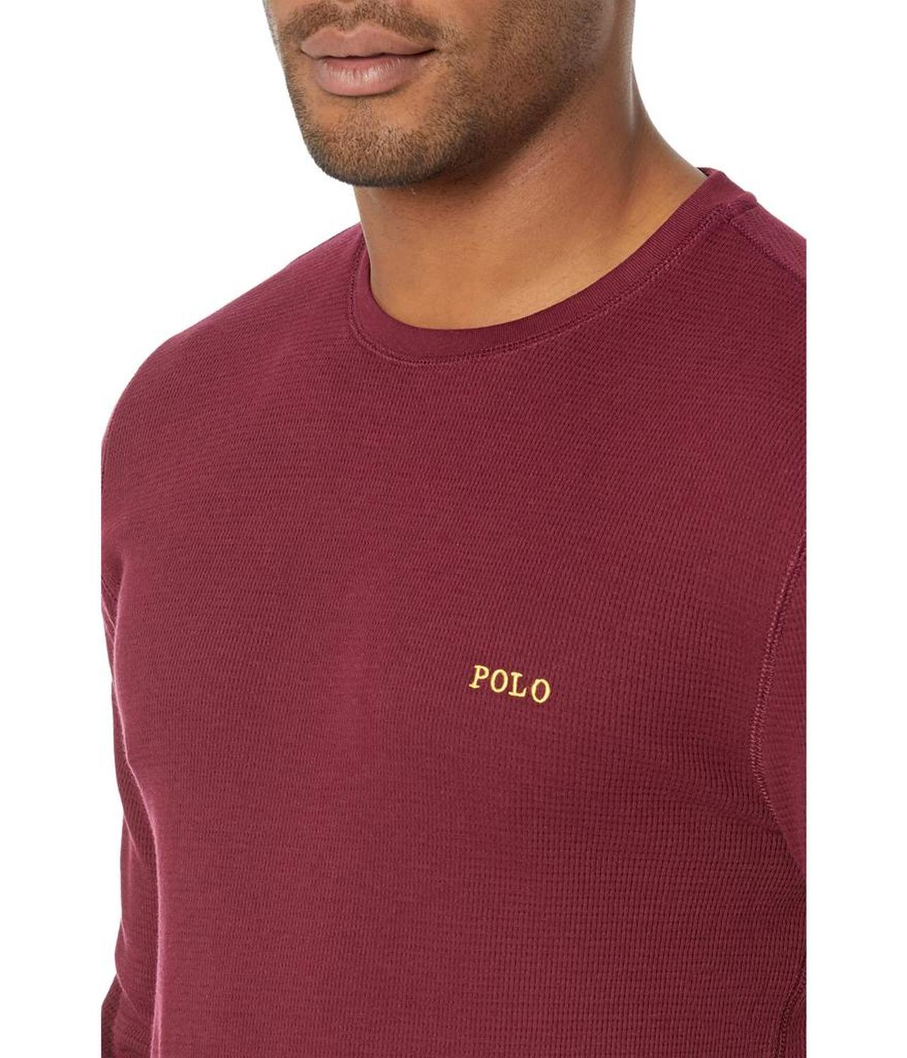 Waffle Long Sleeve Crew