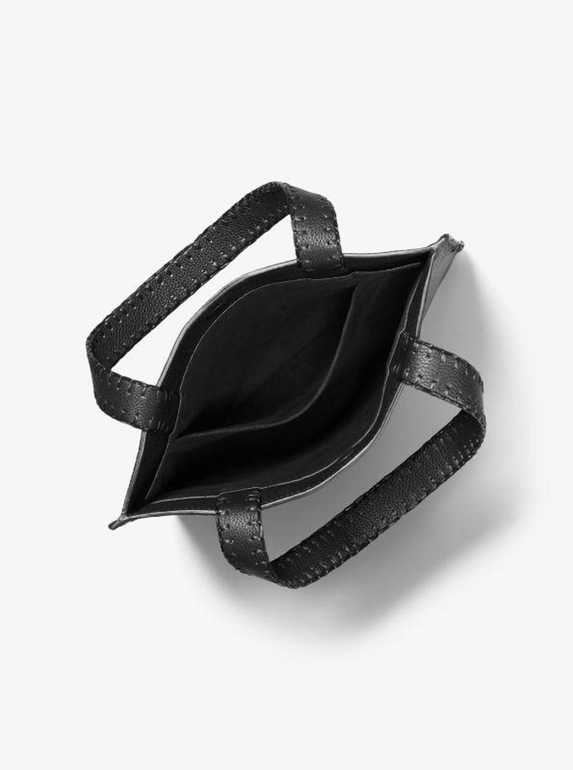 Ponza Medium Hand-Stitched Pebbled Leather Tote Bag