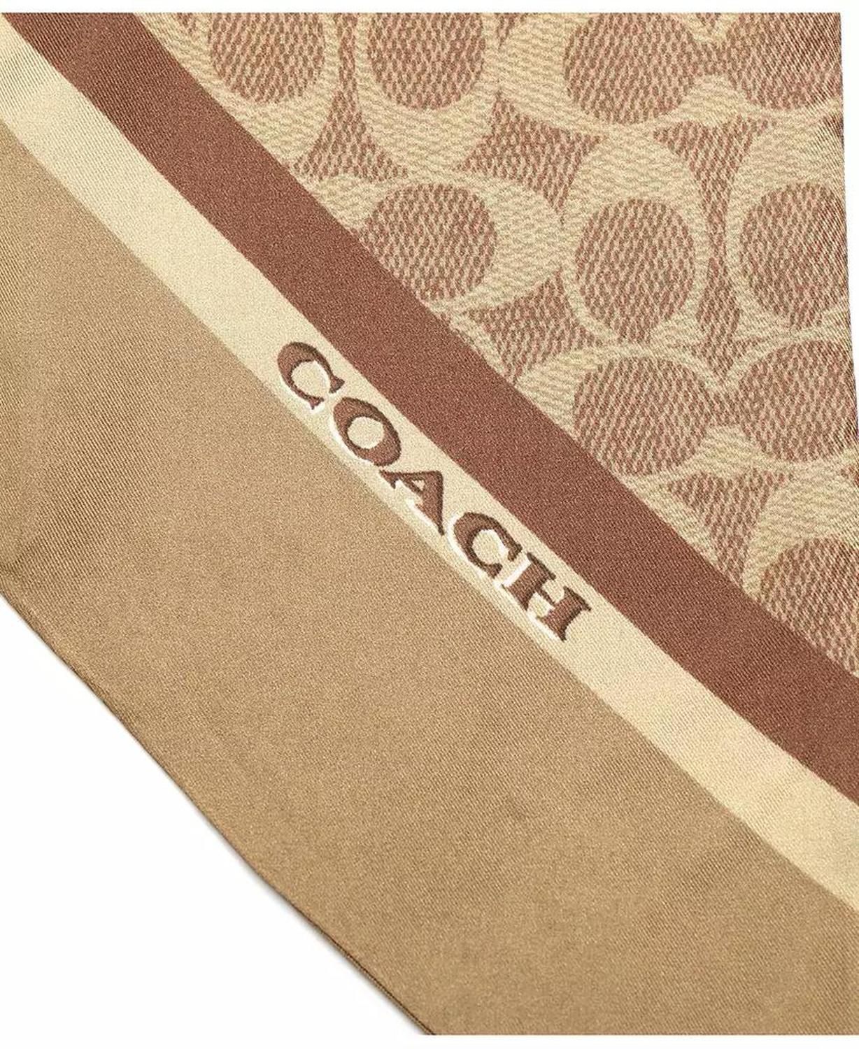 Stacked Tabby Bags Print Silk Skinny Scarf