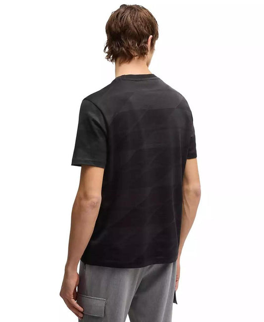 Men's Two-Tone Jacquard T-Shirt