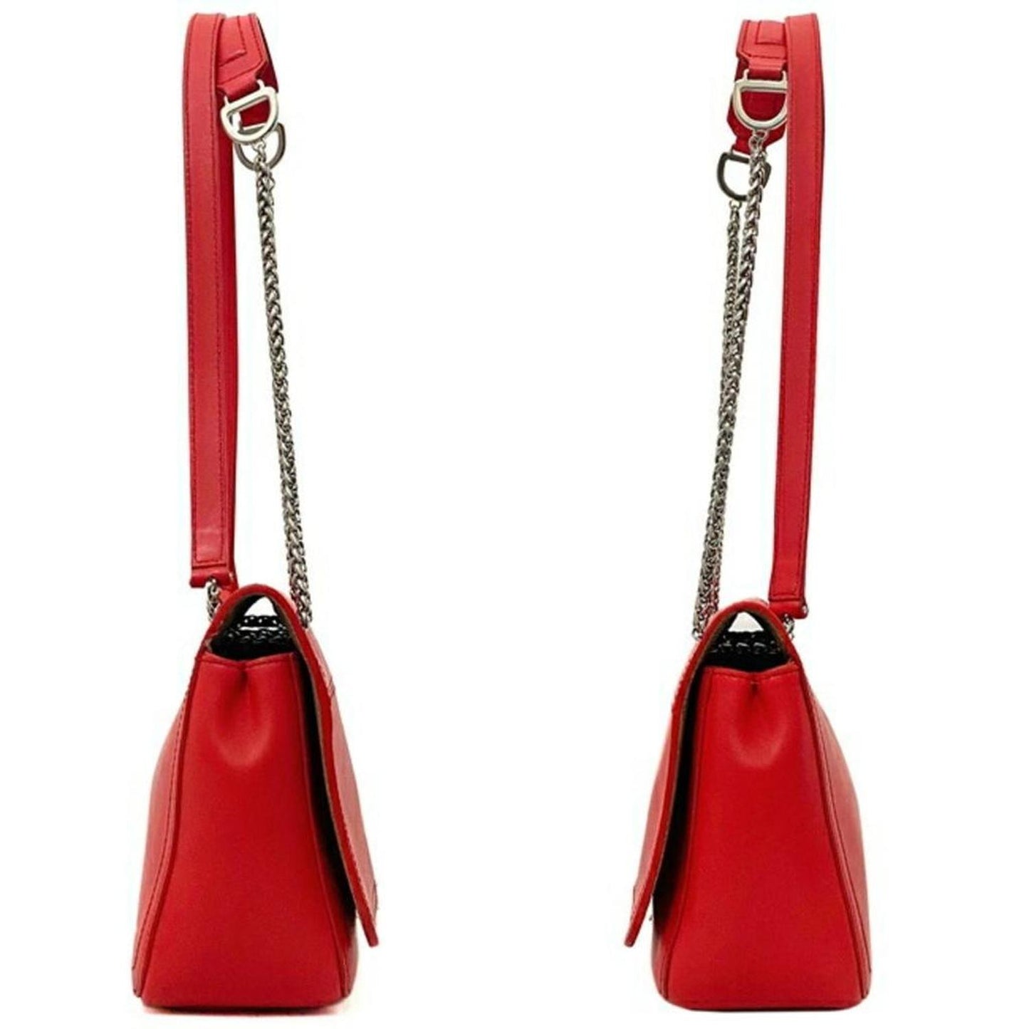 Color  Leather Shoulder Bag (Pre-Owned)