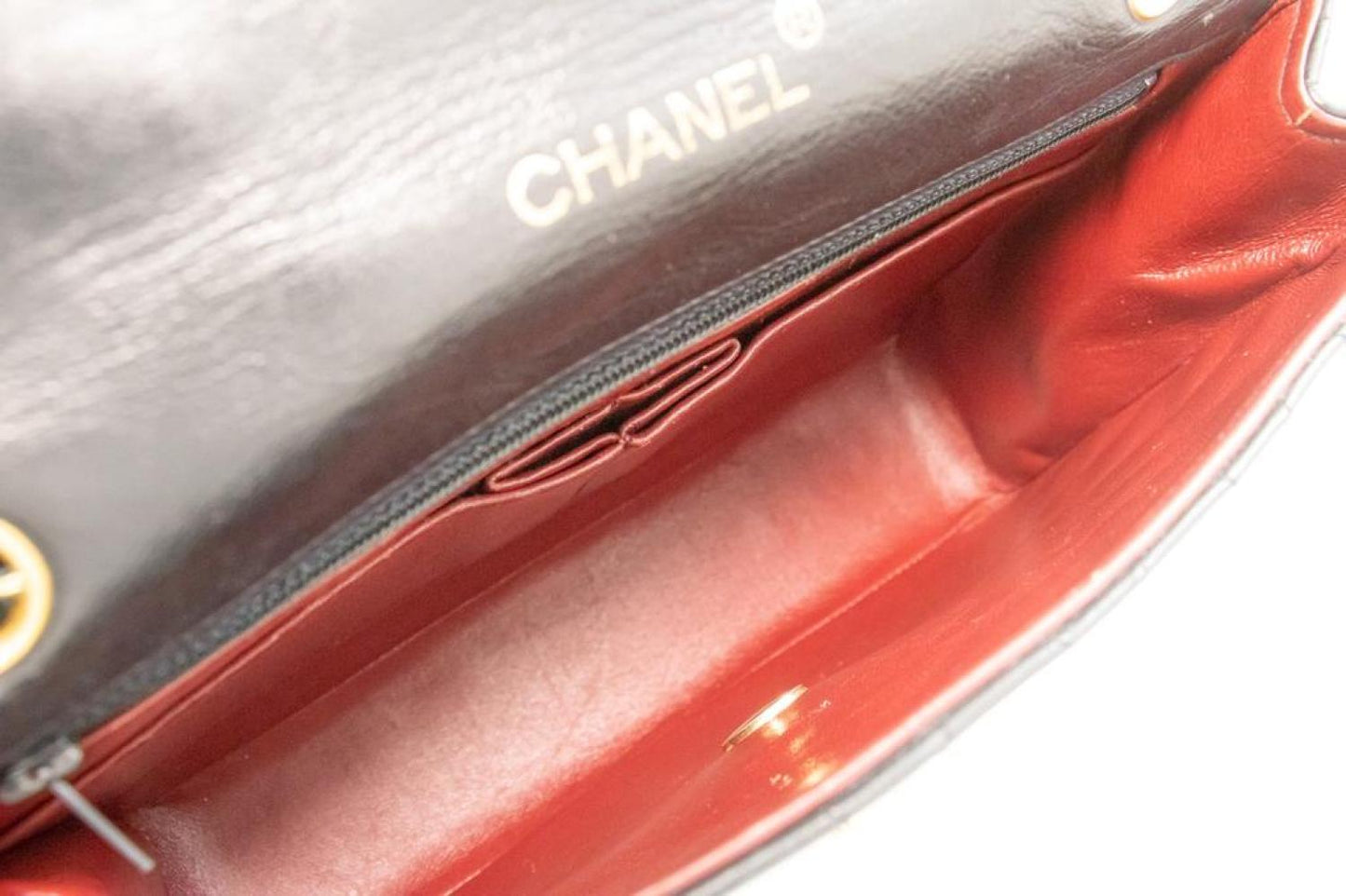 Chanel Half Moon Leather Shoulder Bag (Pre-Owned)