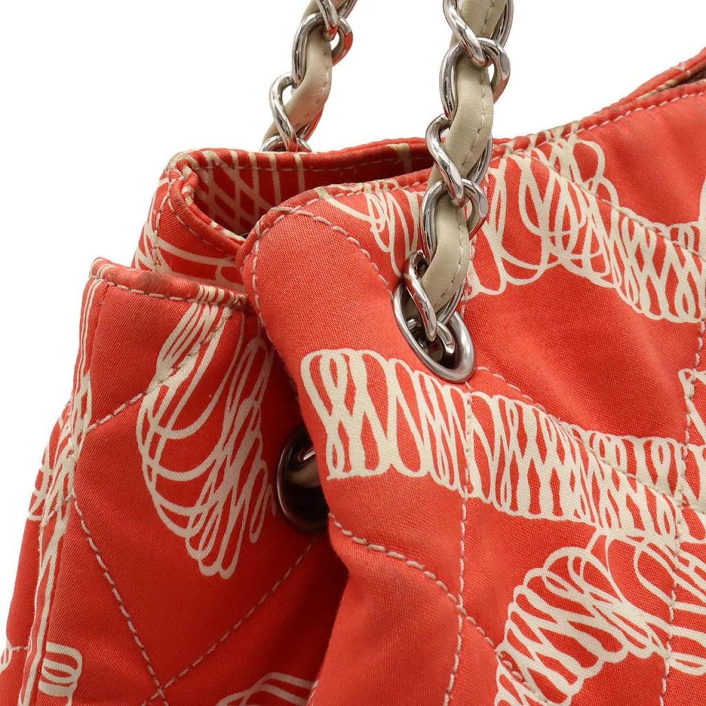 Chanel Matelassé Canvas Shoulder Bag (Pre-Owned)