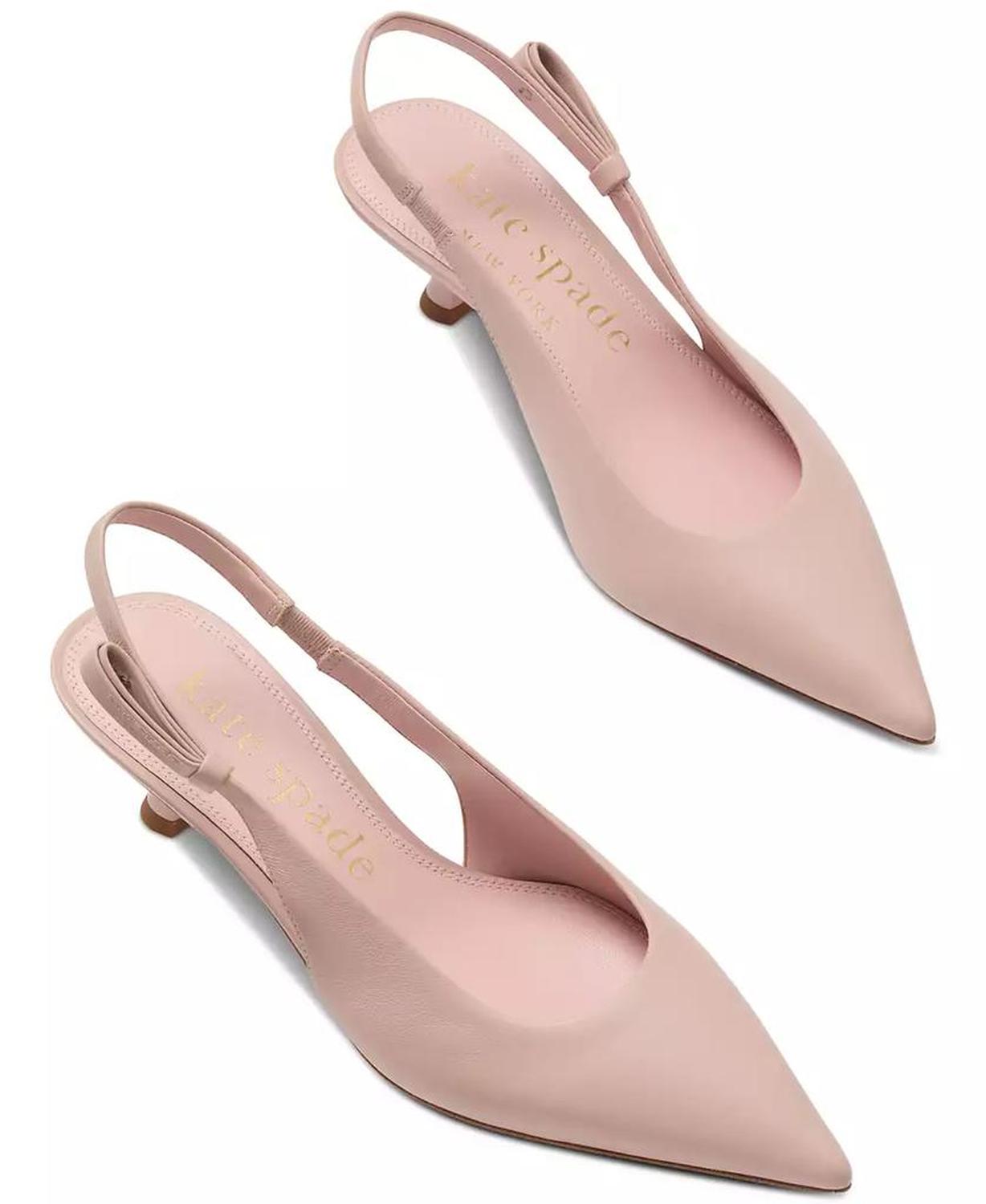Women's Riley Slingback Kitten-Heel Pumps