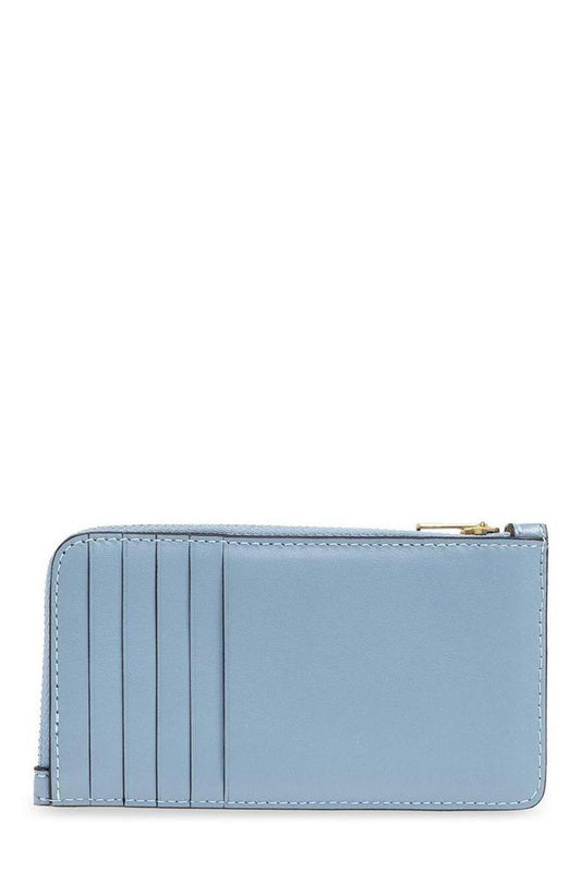 Coach Logo Printed Zip-Up Wallet