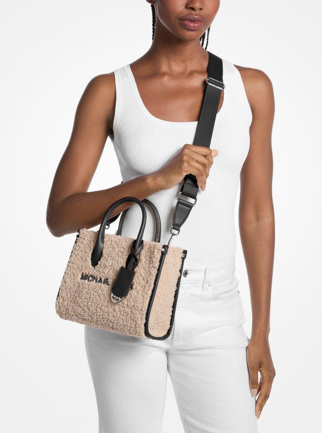 Mirella Small Faux Shearling Crossbody Bag