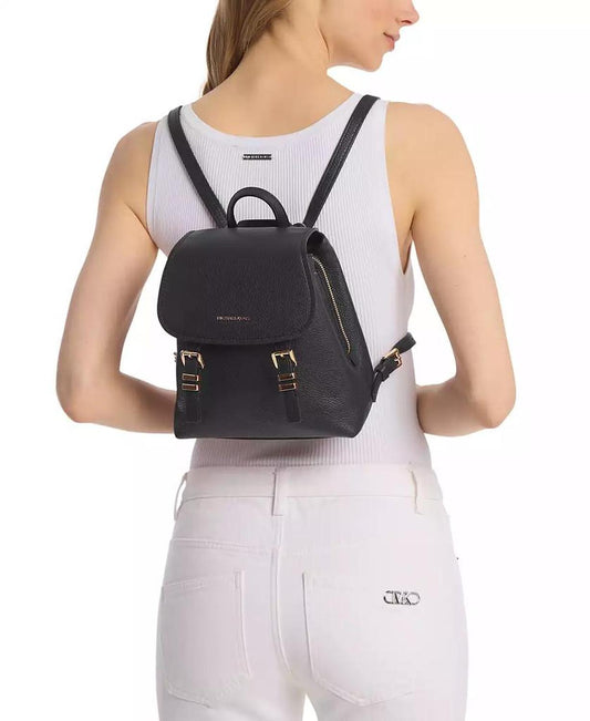 Quinn Leather Flap Backpack