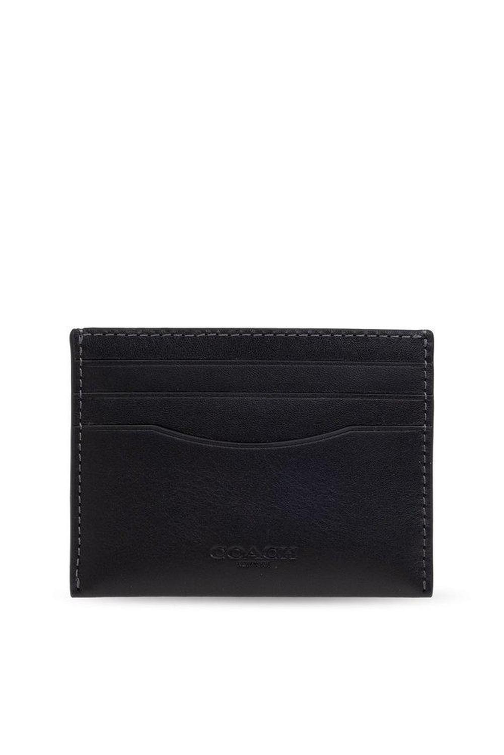 Coach Logo Embossed Card Case