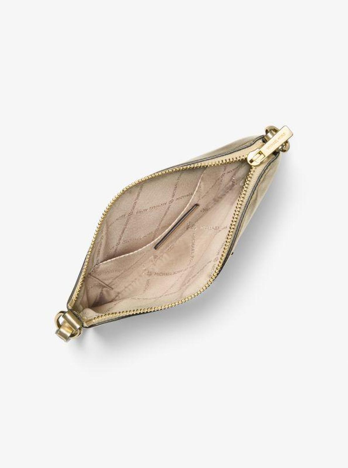 Jet Set Small Metallic Wristlet