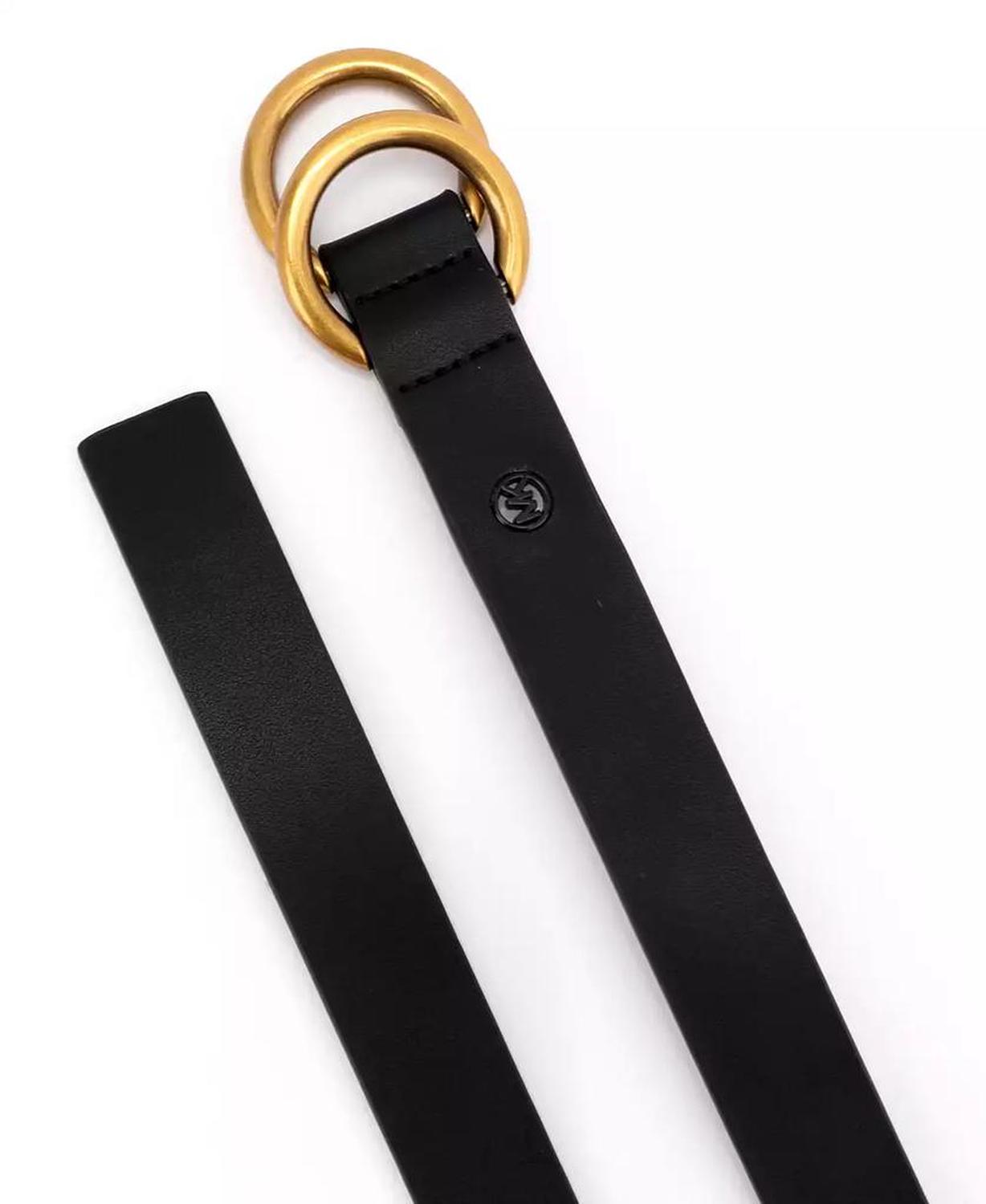 25mm Double Ring Leather Belt