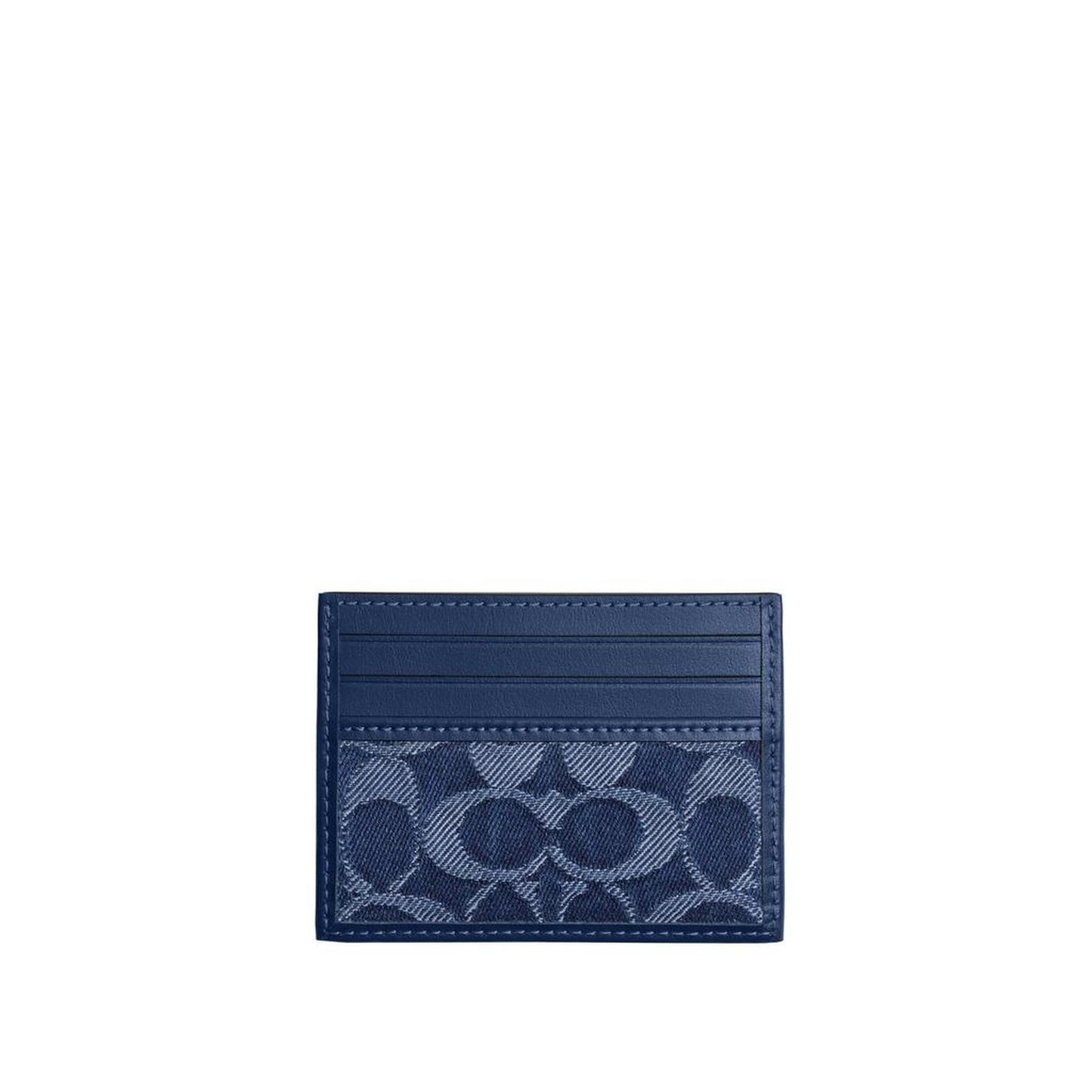 Card Case In Signature Denim