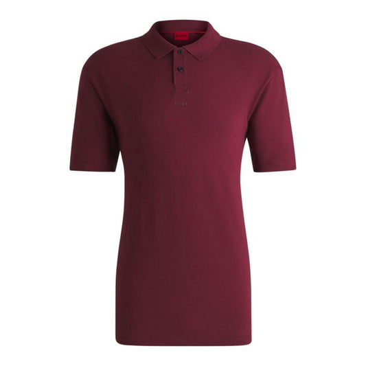 Cotton-piqu polo shirt with logo print