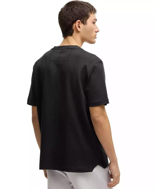 Men's Drop-Stitch Detail Relaxed-Fit T-Shirt