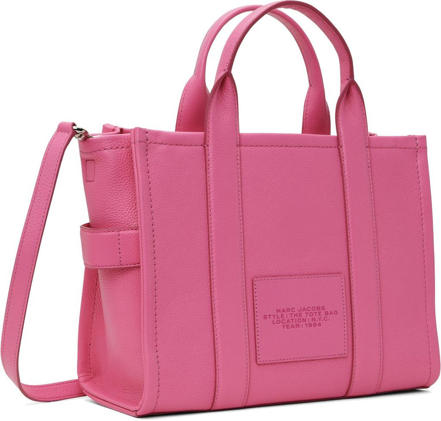 Pink 'The Leather Medium' Tote