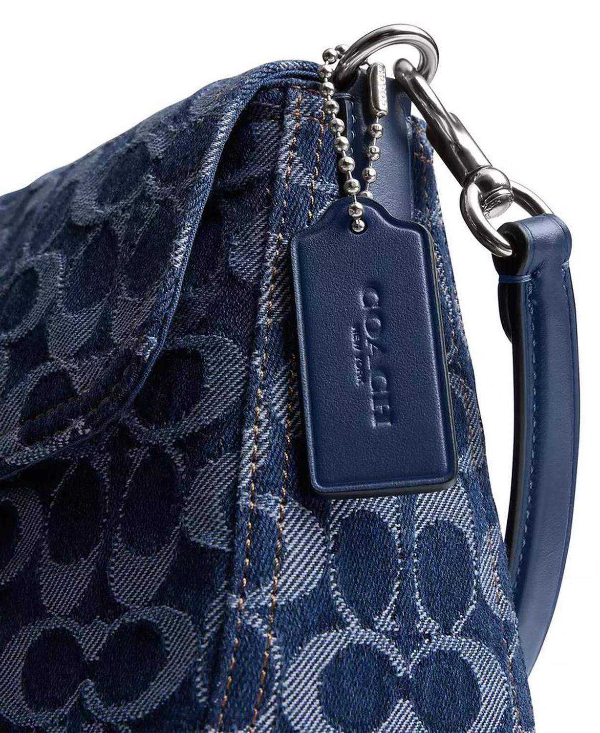 Tabby Medium Signature Denim Shoulder Bag