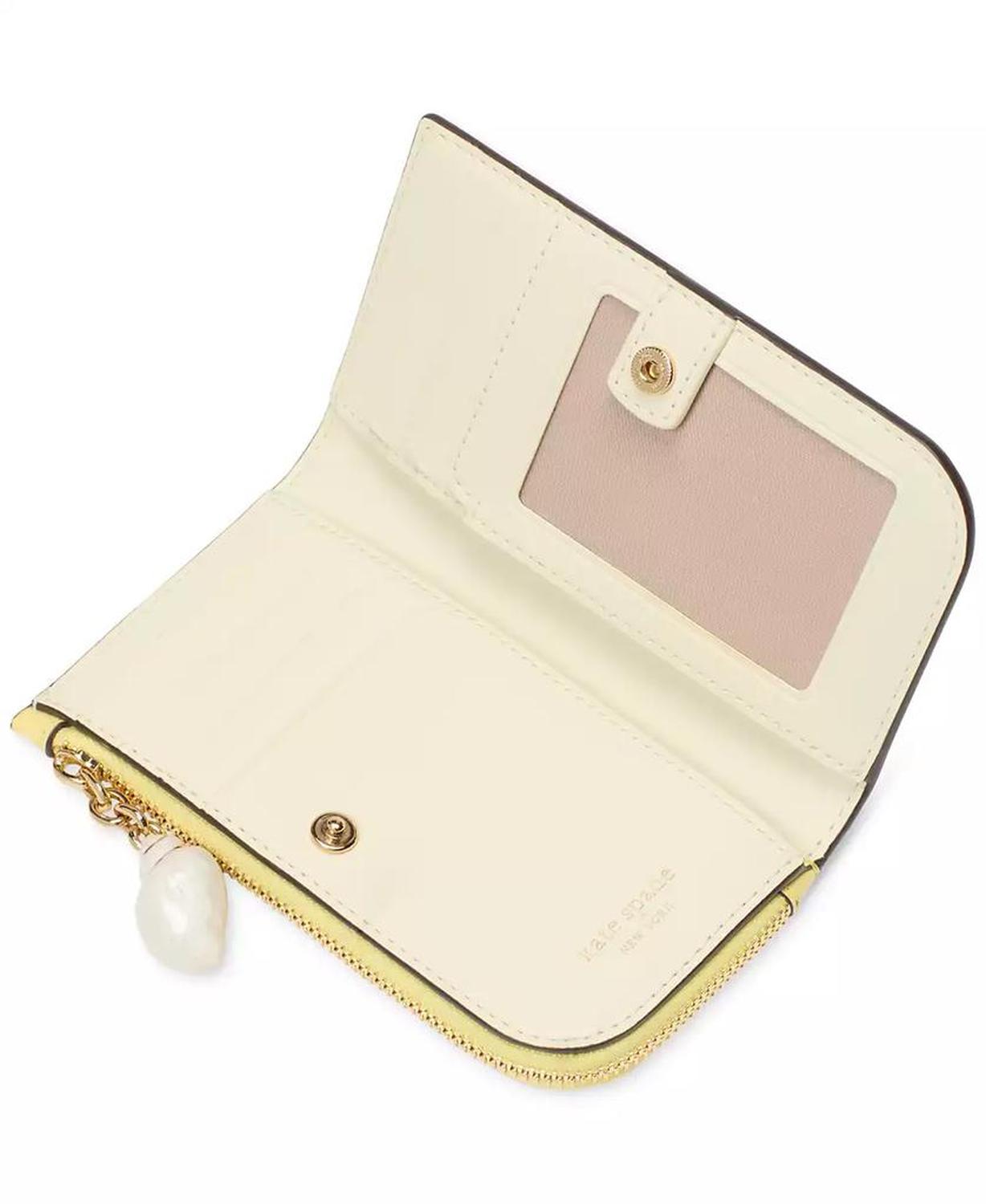Devin Patent Leather Small Bifold Wallet