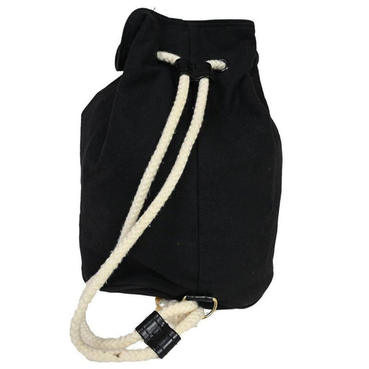 Chanel Drawstring Canvas Shoulder Bag (Pre-Owned)