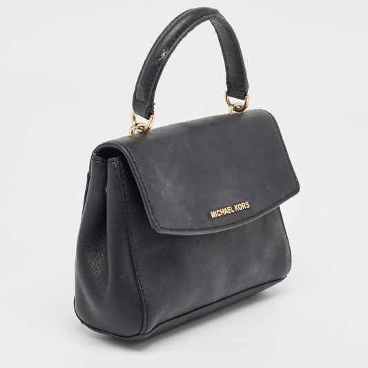 Leather Mini Ava Top Handle Bag