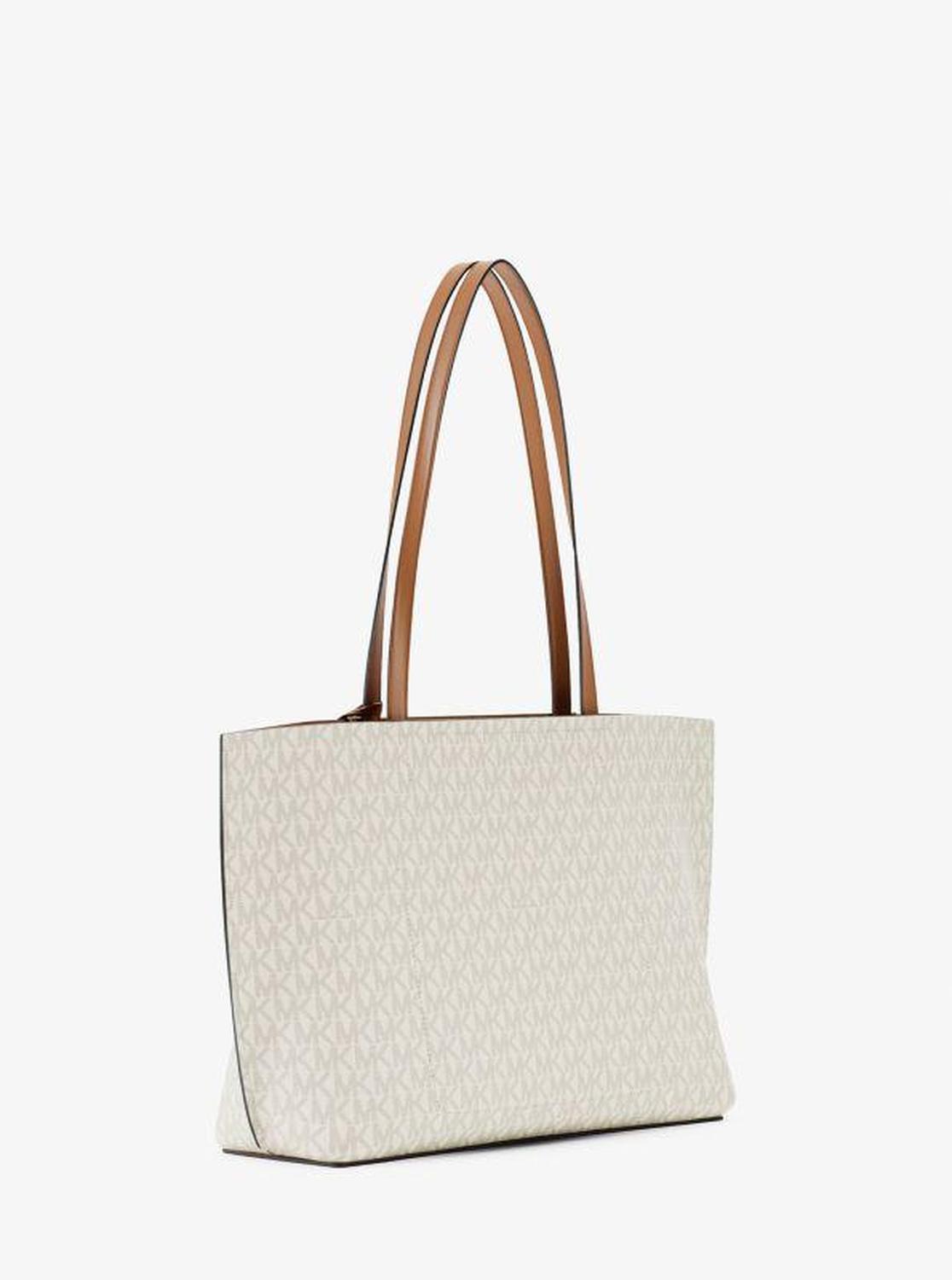 Evelyn Large Signature Logo Tote Bag