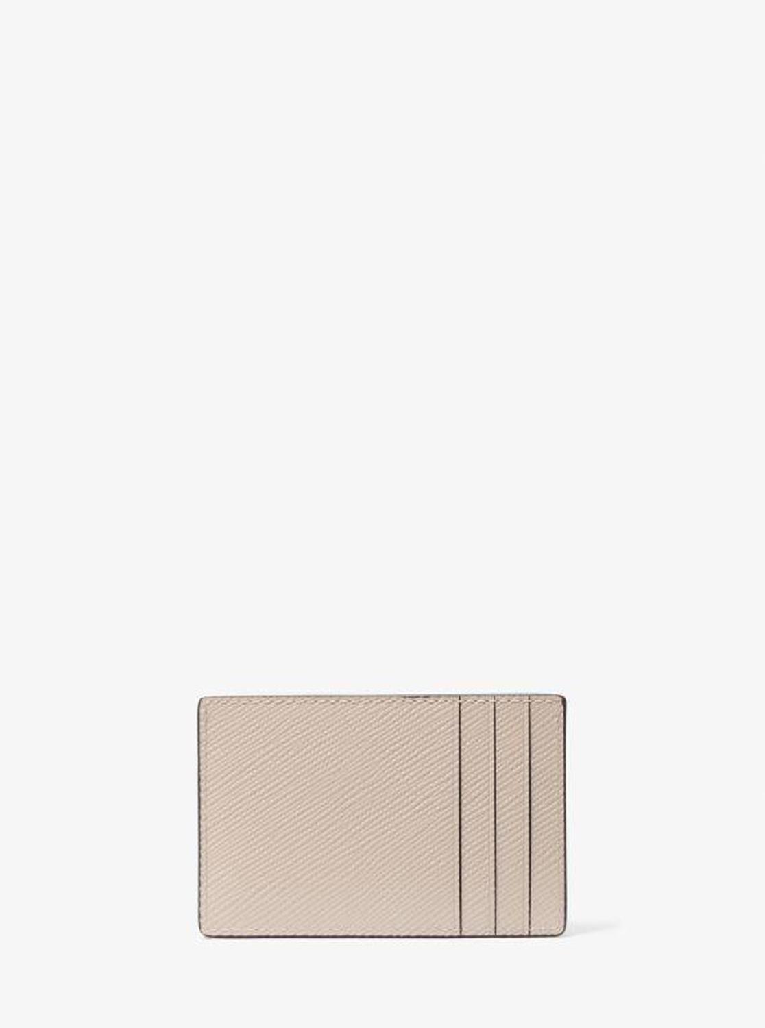 Edison Scratch-Resistant Crossgrain Leather Card Case