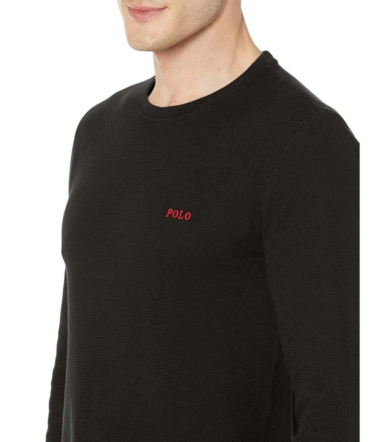 Waffle Long Sleeve Crew