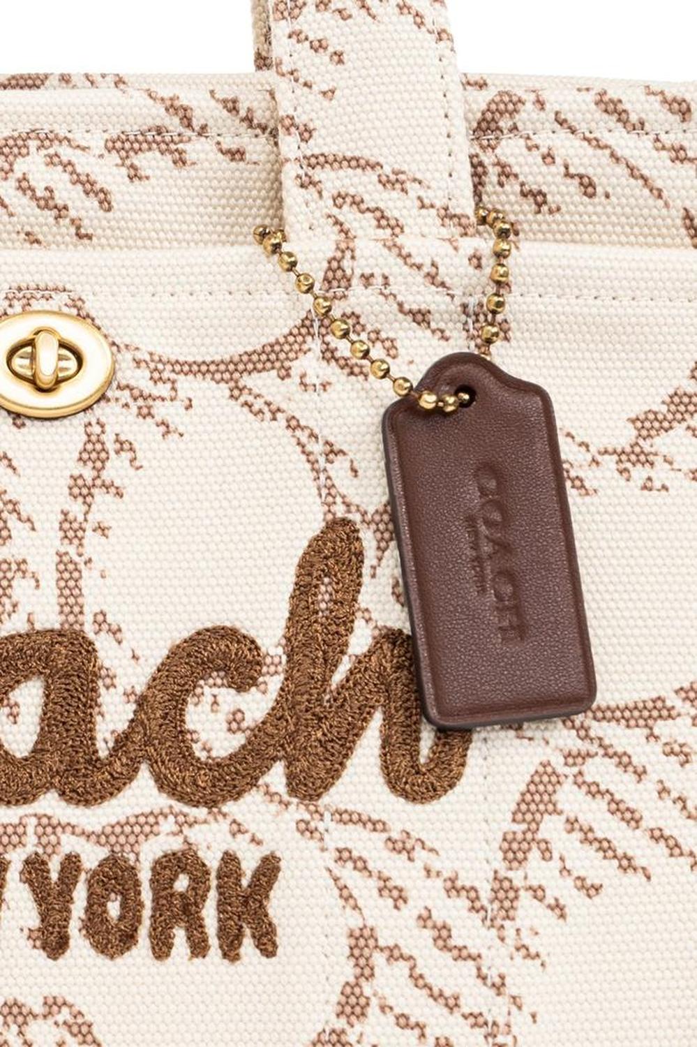 Coach Cargo Monogrammed Tote Bag