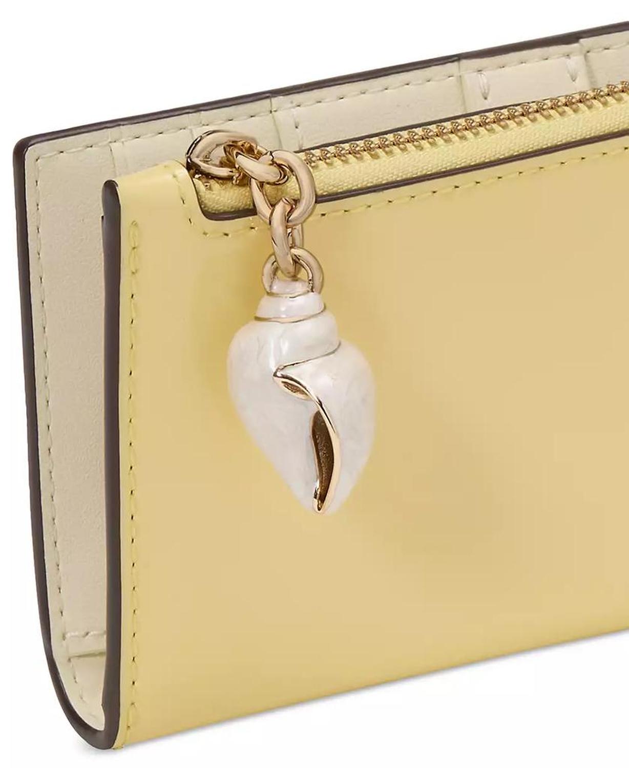 Devin Patent Leather Small Bifold Wallet