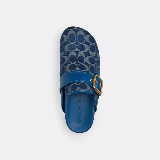Ashton Clog In Signature Denim