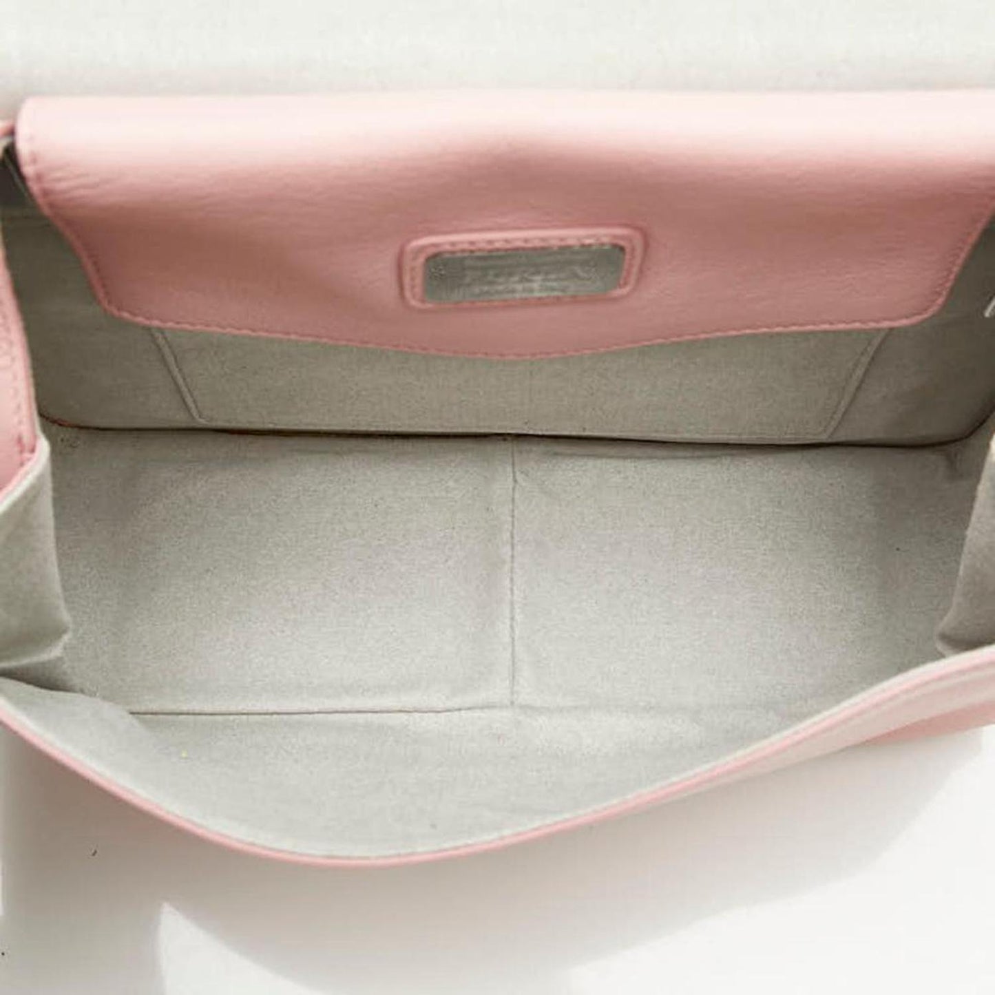 Leather Handbag Shoulder Bag (Pre-Owned)