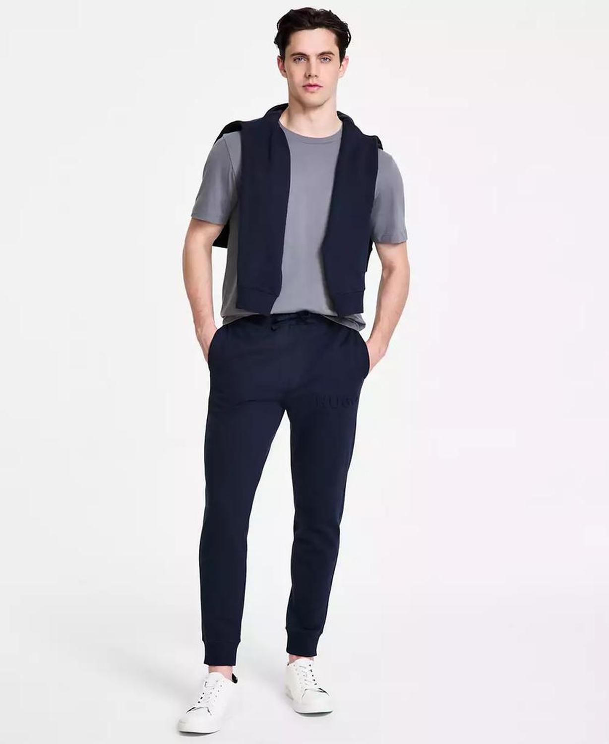 Men's Solid Cotton Joggers