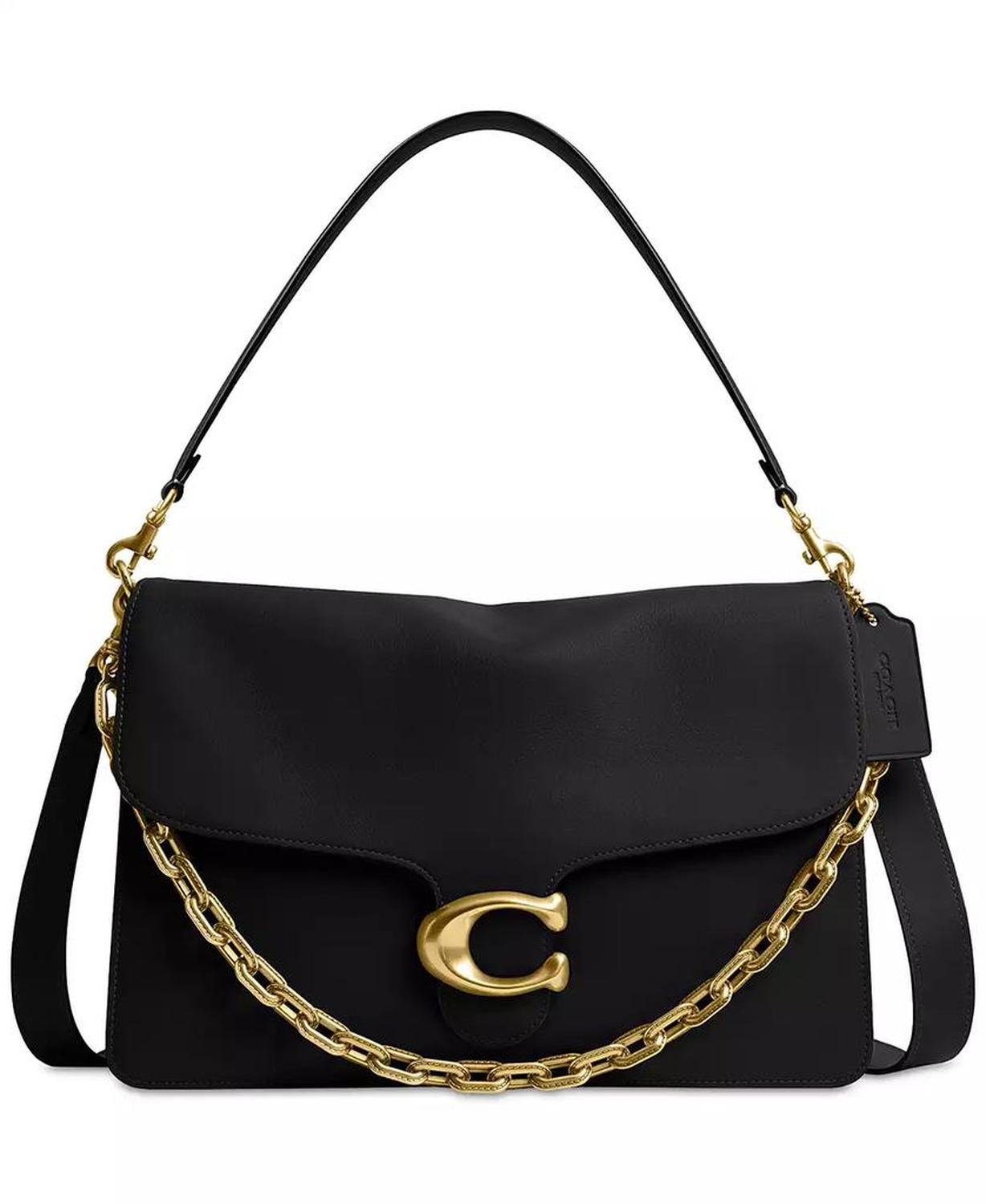 Chain Tabby Leather Medium Shoulder Bag 35