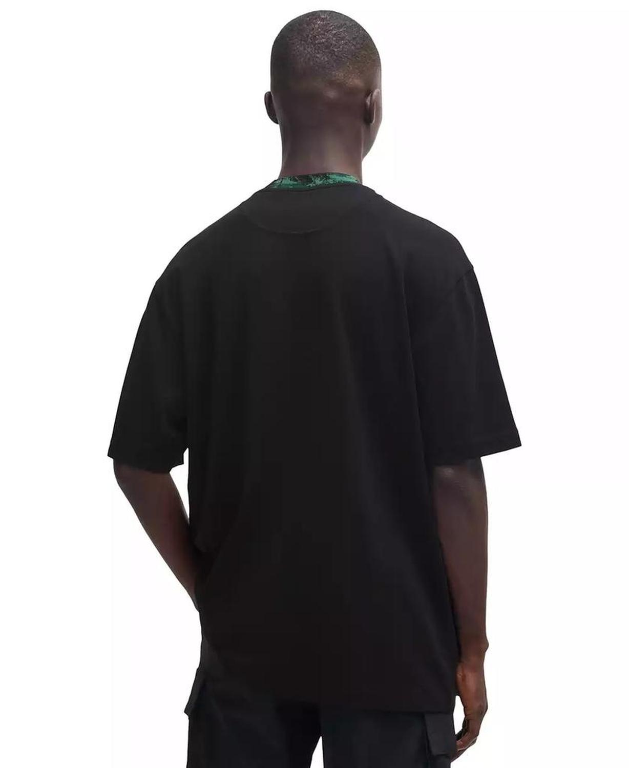 Men's Artwork Collar Relaxed Fit T-Shirt