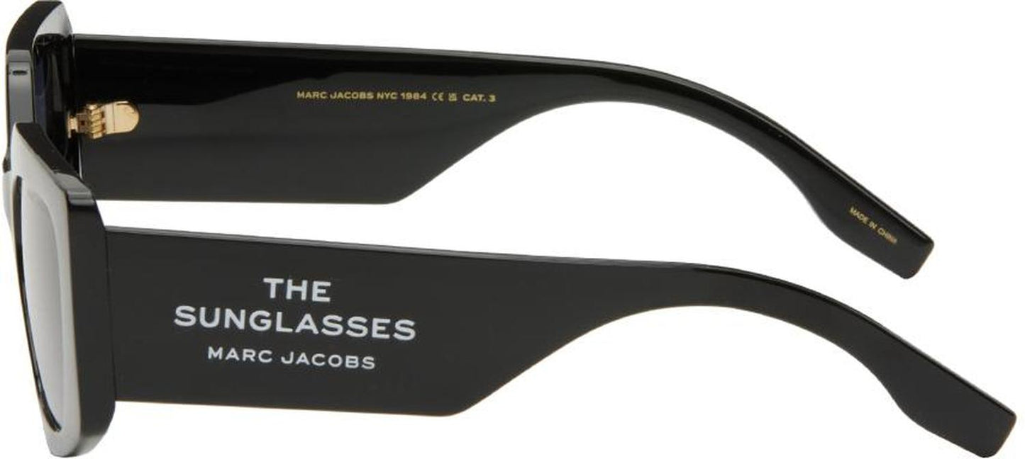 Black 'The Square Cat Eye' Sunglasses