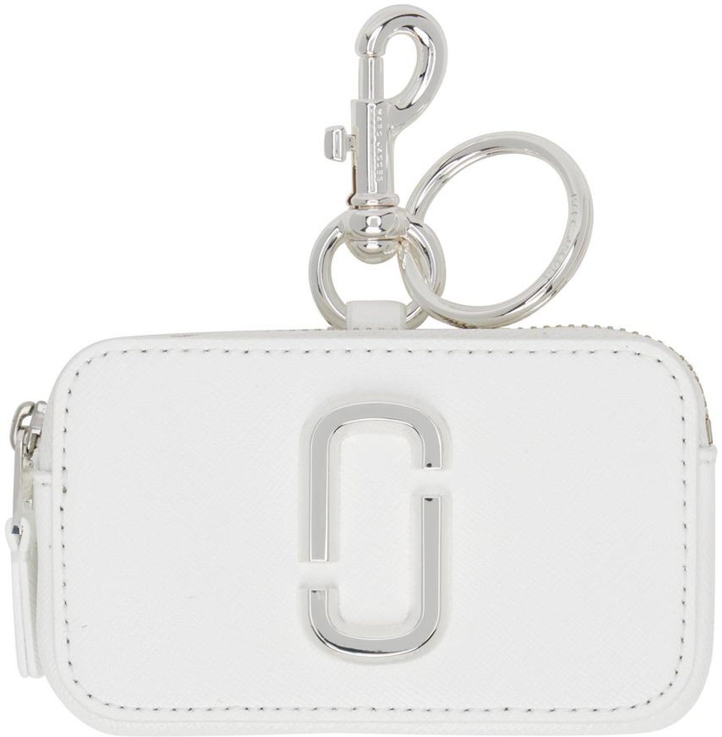 White 'The Nano Snapshot Charm' Coin Pouch