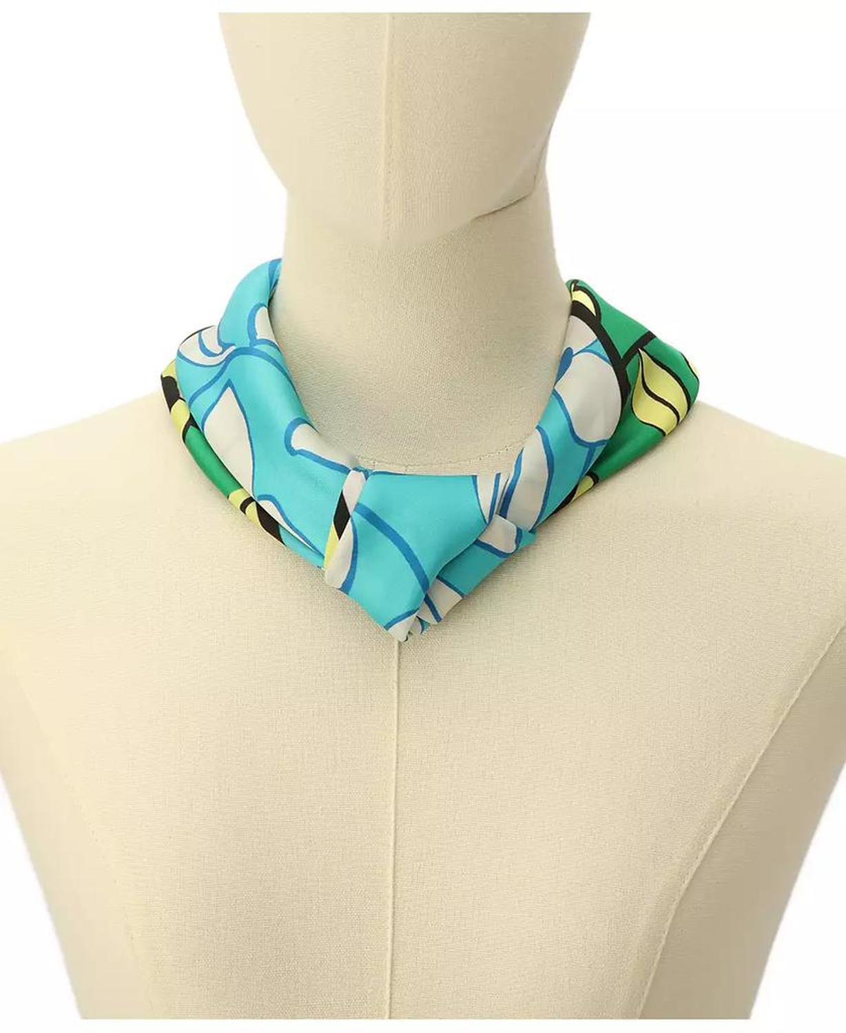 Women's Floral Vines Silk Bandana Scarf