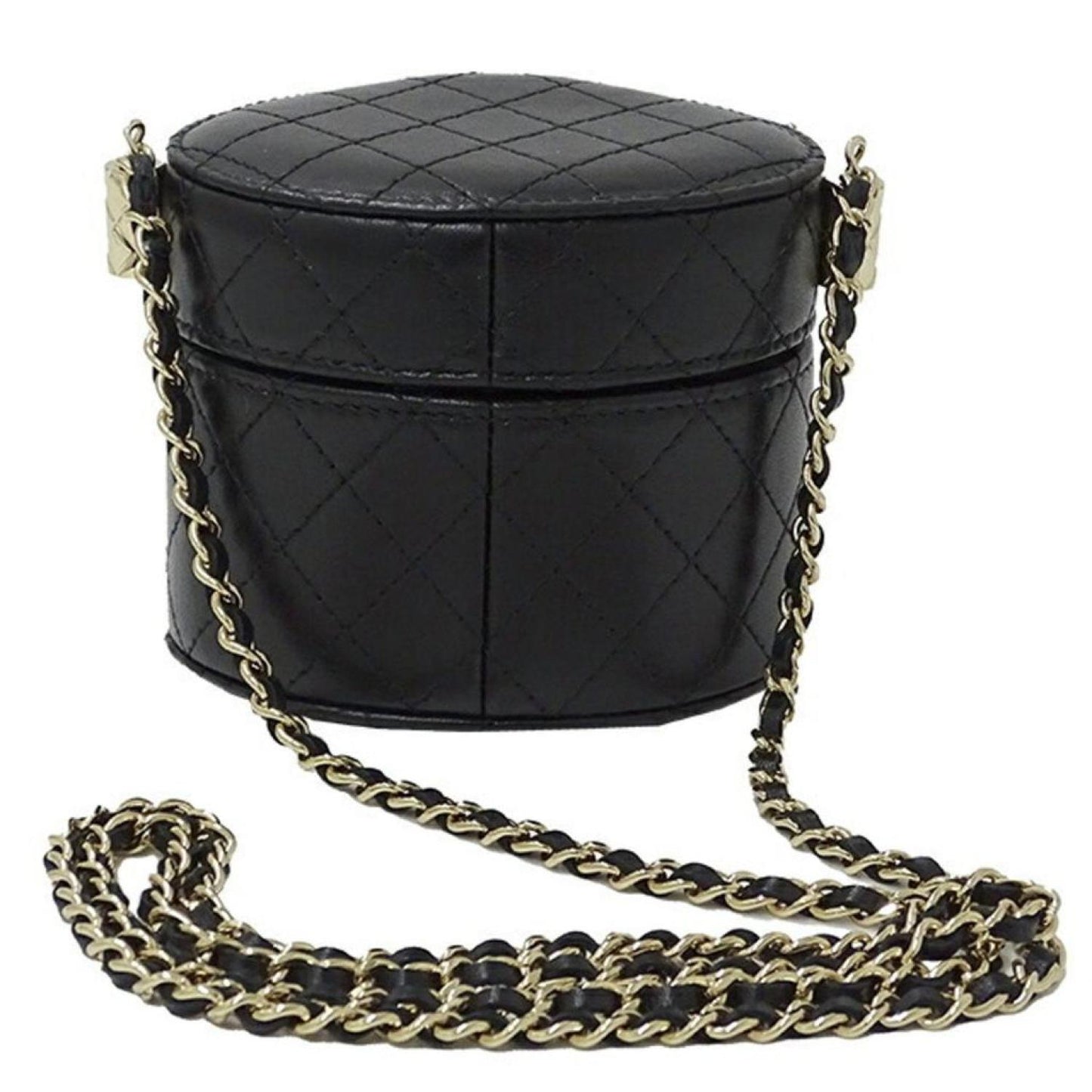 Chanel Vanity Suede Clutch Bag (Pre-Owned)