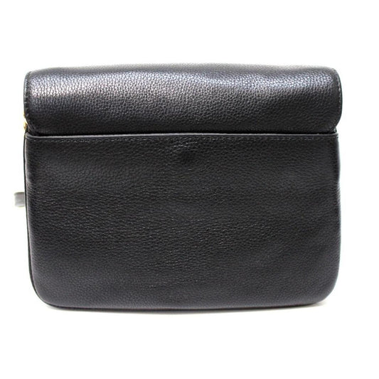 Leather Pochette Shoulder Bag (Pre-Owned)