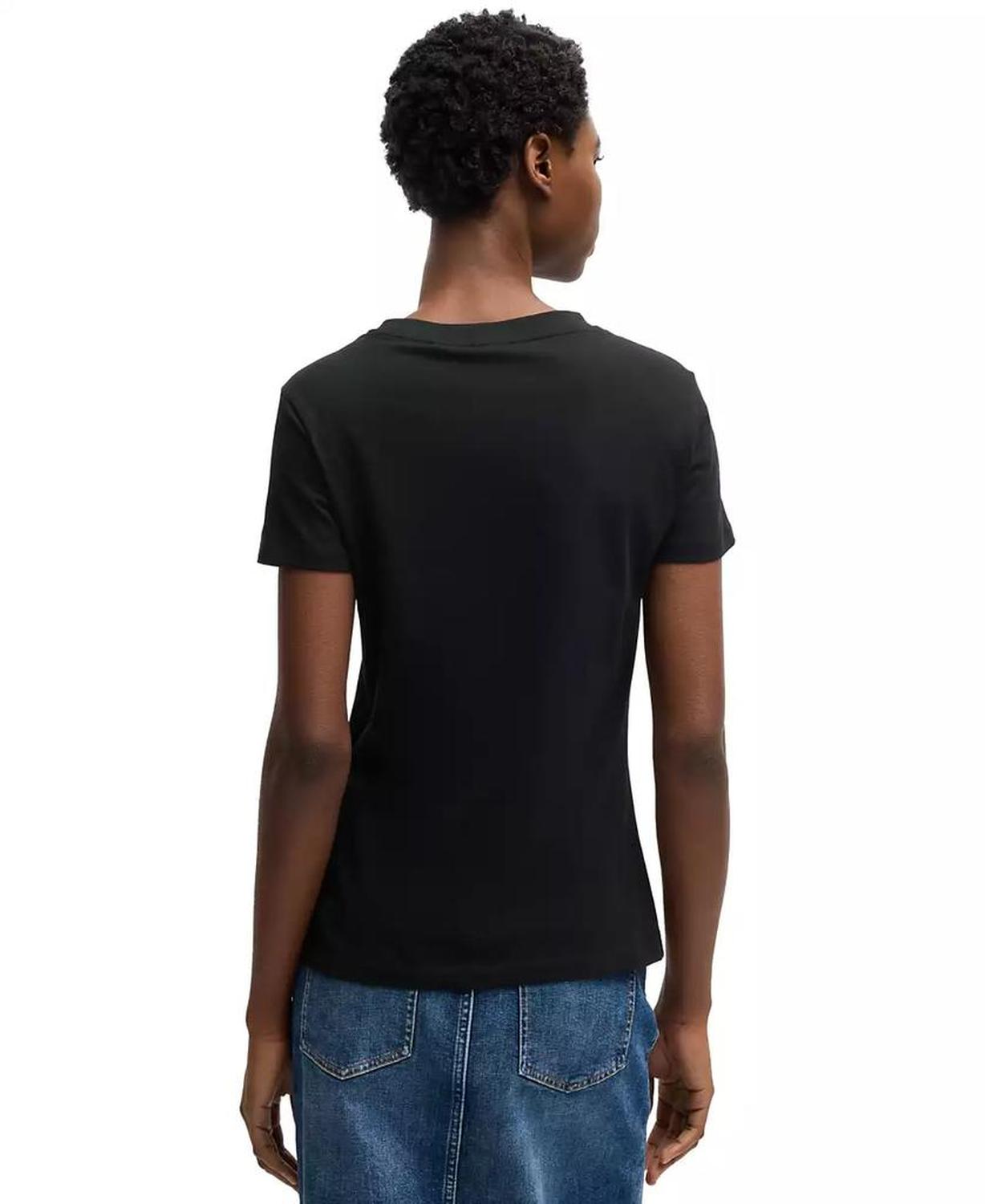 Women's Script Logo Straight-Fit T-Shirt