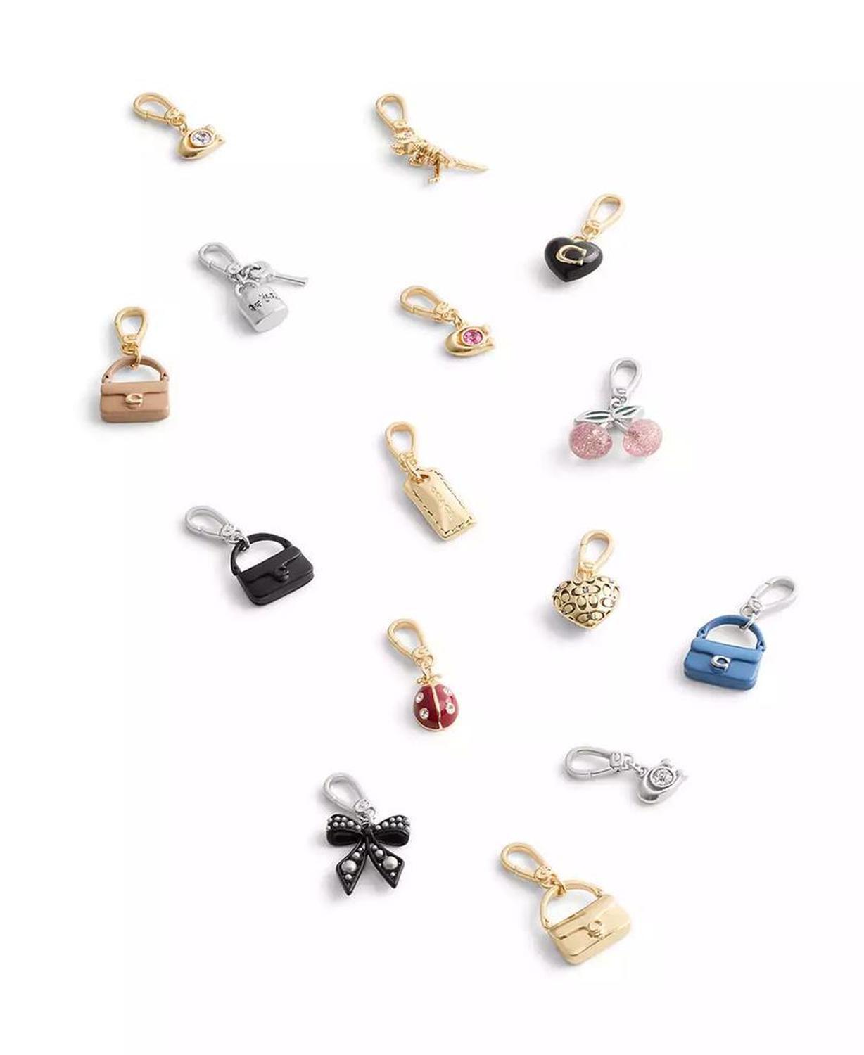 Gold Collectible Signature Sculpted C Handbag Charms