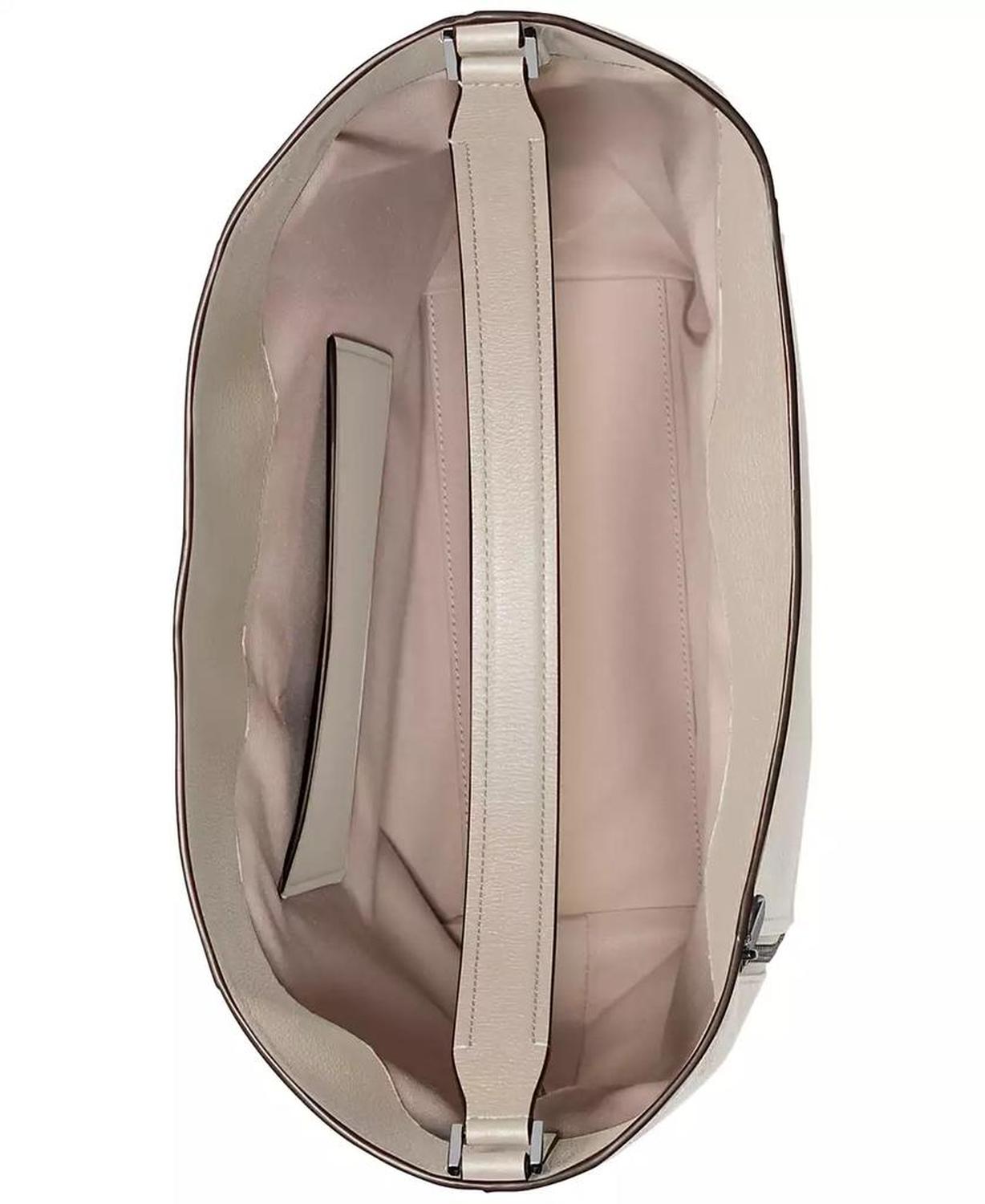 Extra Large Leather Hobo Shoulder Bag